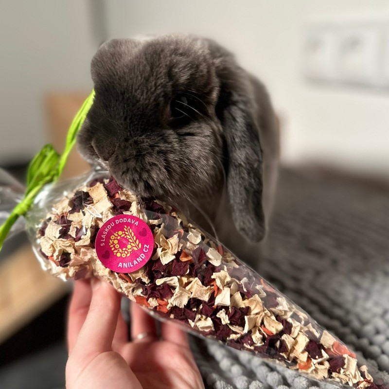 zelenina vhodna pro kraliky v kornoutu