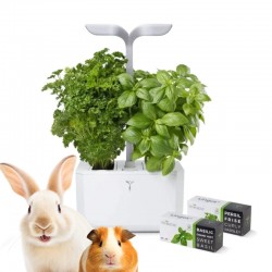 chytry kvetinac s led svetlem