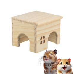 Dřevěný domeček pro křečky...